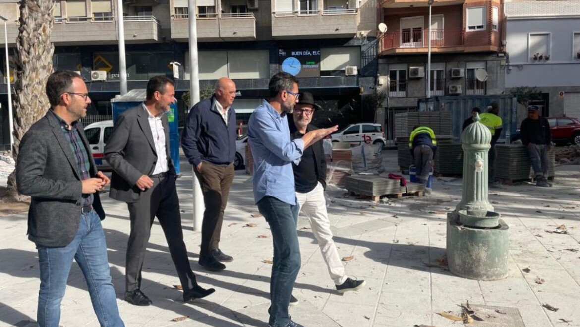 Les obres del jardí del carrer Antonio Machado encaren la seua recta final i finalitzaran en dos setmanes