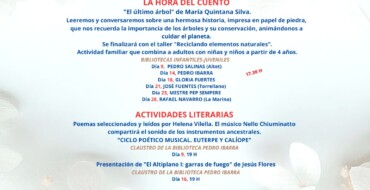 Agenda de actividades del mes de marzo en las Bibliotecas de Elche
