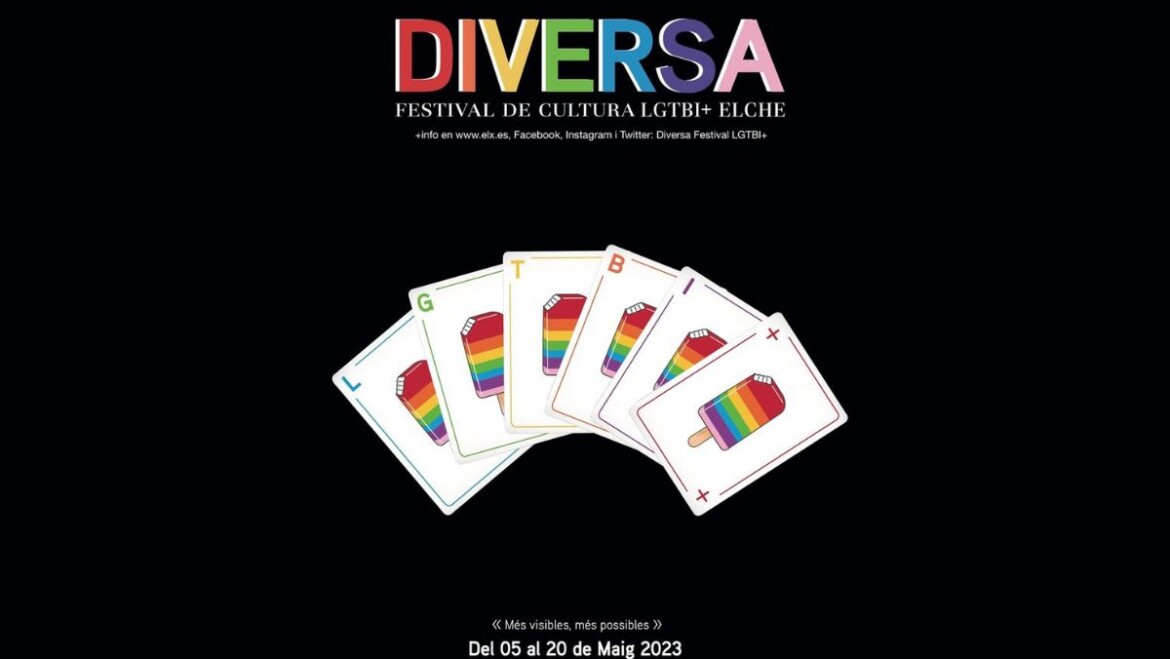 El viernes 5 de mayo comienza el Festival LGTBI + DIVERSA 2023 en L’ Escorxador