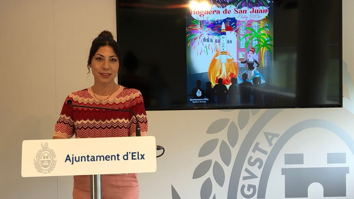 El cohete Miura 1, protagonista de la Hoguera de San Juan de este año