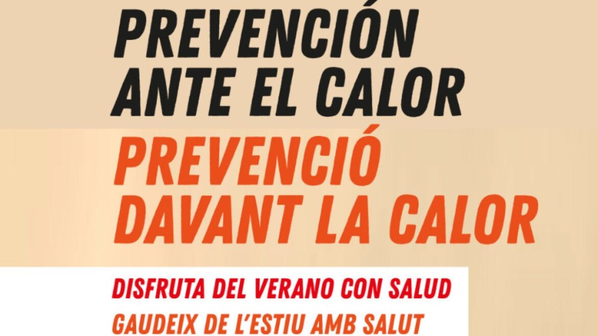 L’Ajuntament aplica hui el protocol de treball d’altes temperatures per als seus treballadors