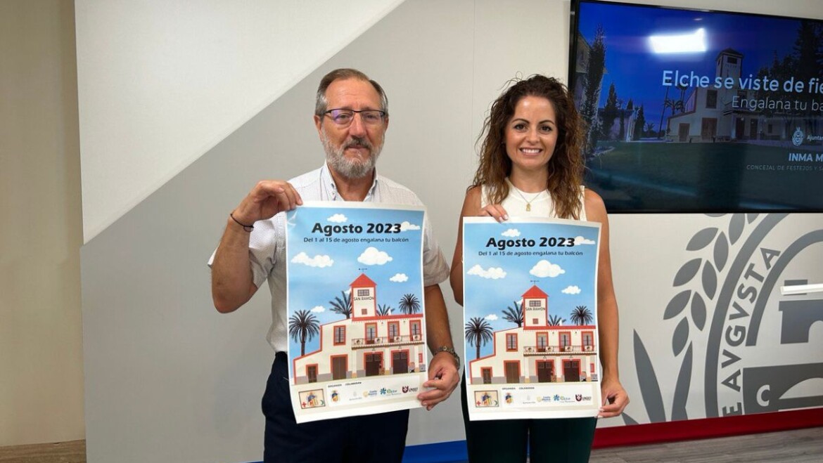 Festejos y Moros y Cristianos invitan a los ilicitanos a engalanar sus balcones durante estas fiestas