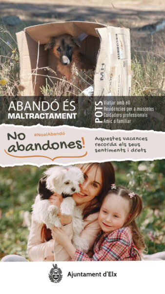 Campaña contra el abandono animal Campaña contra el abandono animal