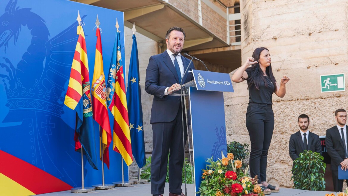 L’alcalde destaca el paper dels joves i el compromís amb els majors durant la celebració del 9 d’Octubre