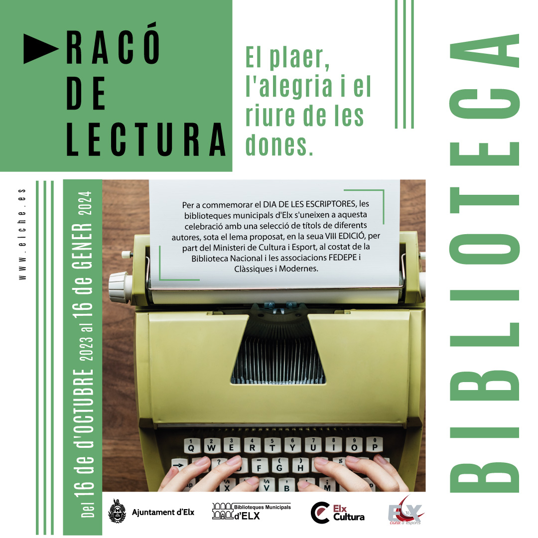 Nou centre d’interés en la Biblioteca Pedro Ibarra amb motiu del “Dia de les escriptores”