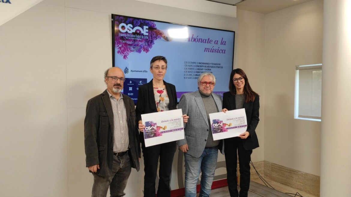 La Orquesta Sinfónica Ciutad de Elche presenta la programación de 2024