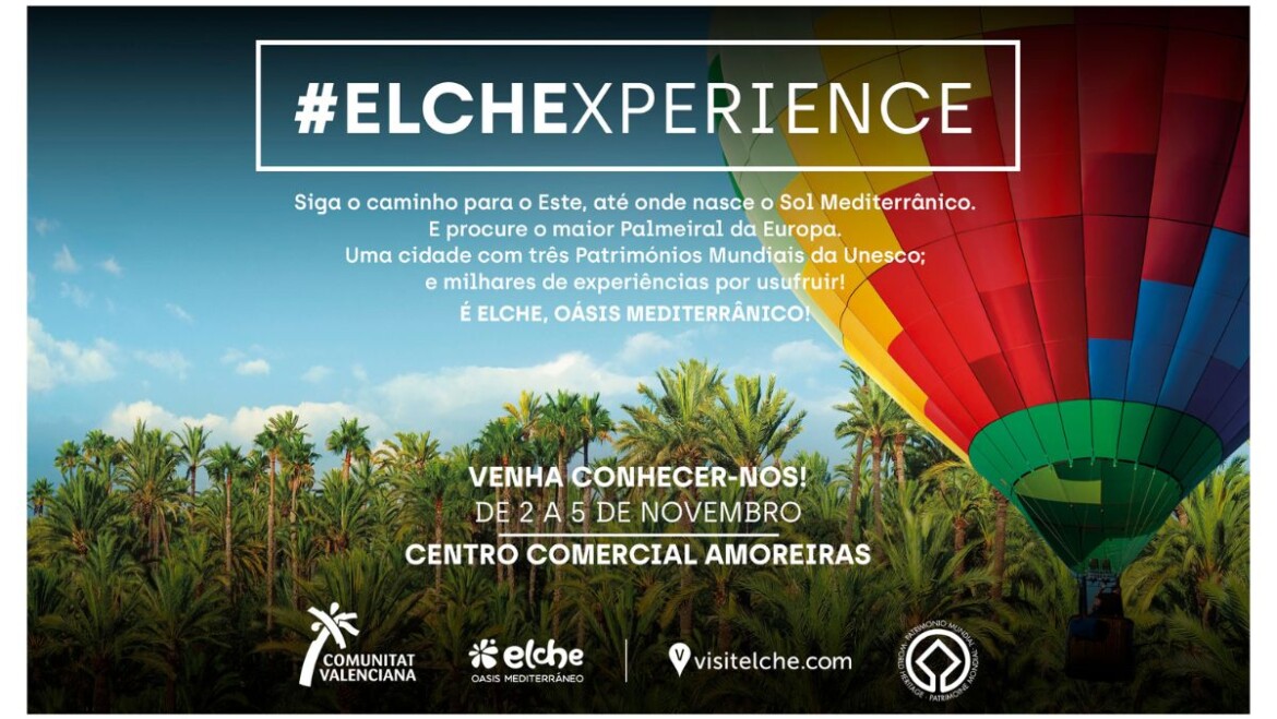 Turismo promocionará el Palmeral de Elche y su patrimonio cultural en Lisboa este fin de semana
