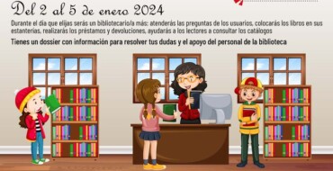 ¿Quieres ser ayudante de biblioteca?
