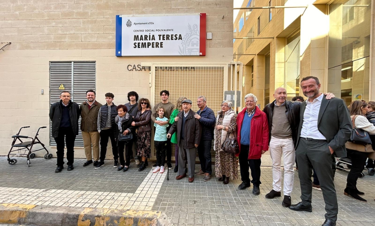 El centro polivalente de Carrús llevará el nombre de la edil María Teresa Sempere (2)