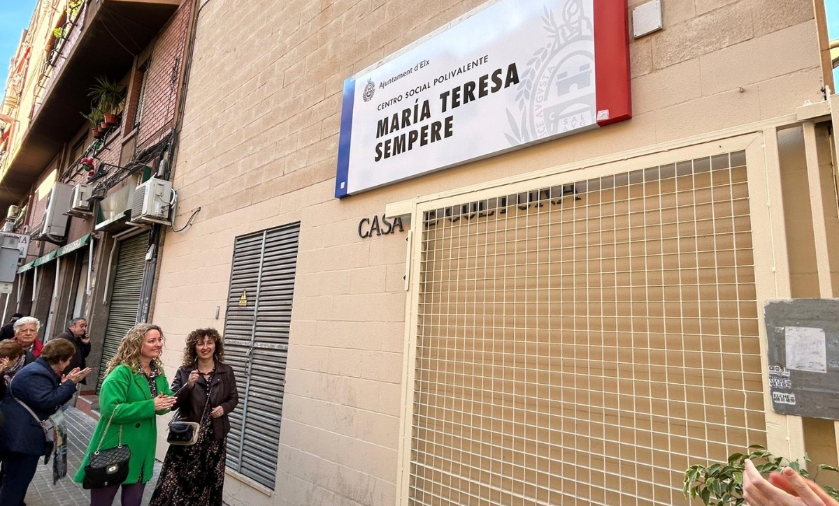 El centro polivalente de Carrús llevará el nombre de la edil María Teresa Sempere (4)