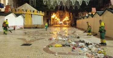 Limpieza recoge más de 400.000 kilos de residuos los días de Navidad y Año Nuevo