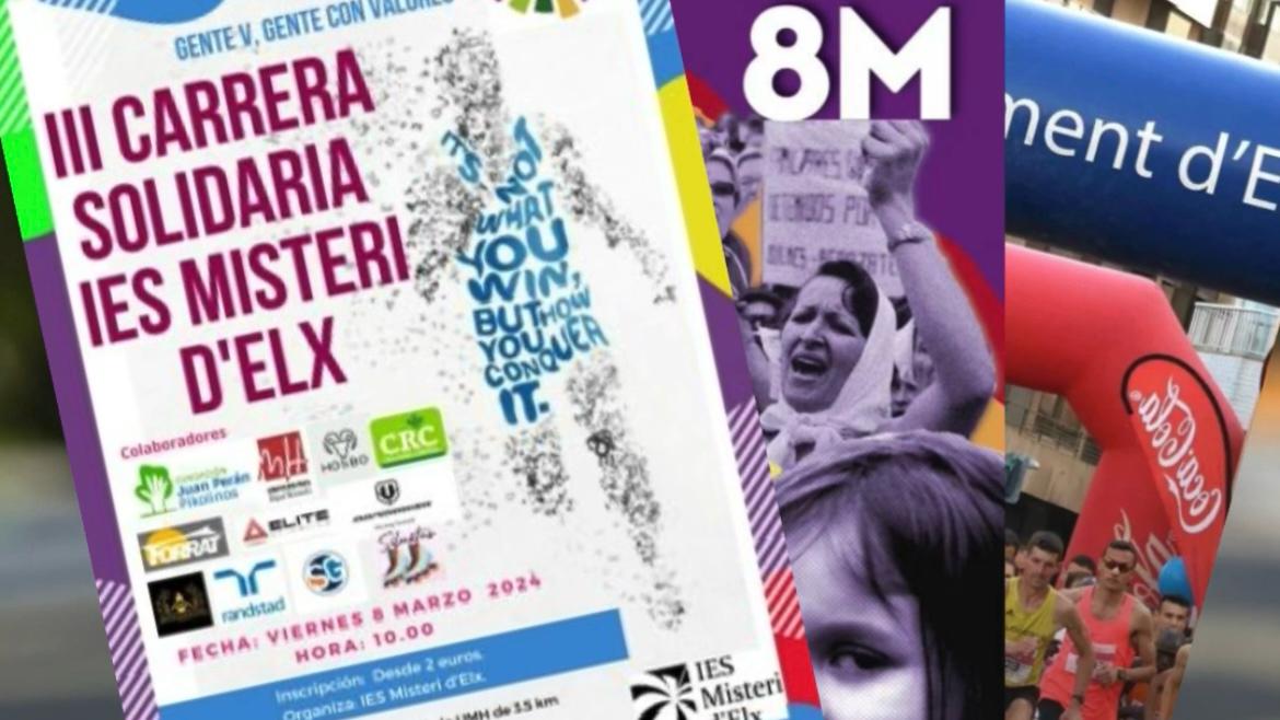Eventos con cortes de calle o limitación de estacionamiento previstos del 8 al 14 de marzo