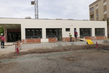 Las obras de ampliación del colegio de La Baia finalizarán en el mes de mayo