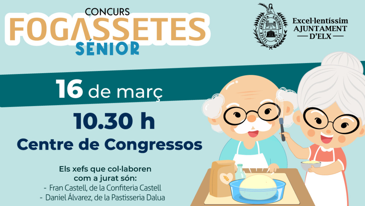 L’Ajuntament celebra el dissabte 16 de març el primer concurs de “fogassetes” sénior