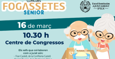 L’Ajuntament celebra el dissabte 16 de març el primer concurs de “fogassetes” sénior
