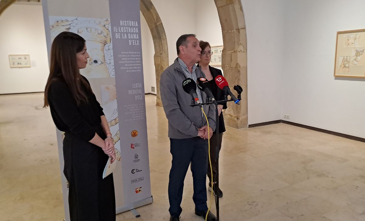 La exposición ‘Historia Ilustrada de la Dama de Elche’ abre sus puertas esta tarde en la Lonja Medieval (4)