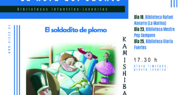 «El soldadito de plomo» de Hans Christian Andersen, protagonista de La hora del cuento del mes de abril