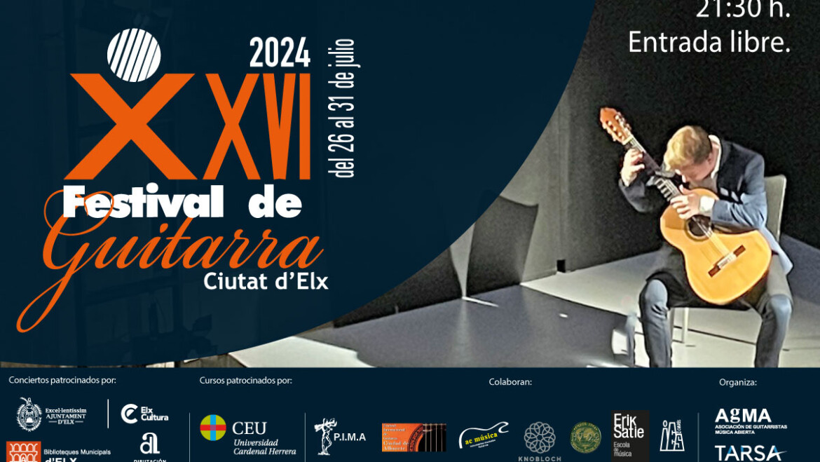 Llega el XXVI Festival de Guitarra con 7 conciertos gratuitos en el Claustro de San José