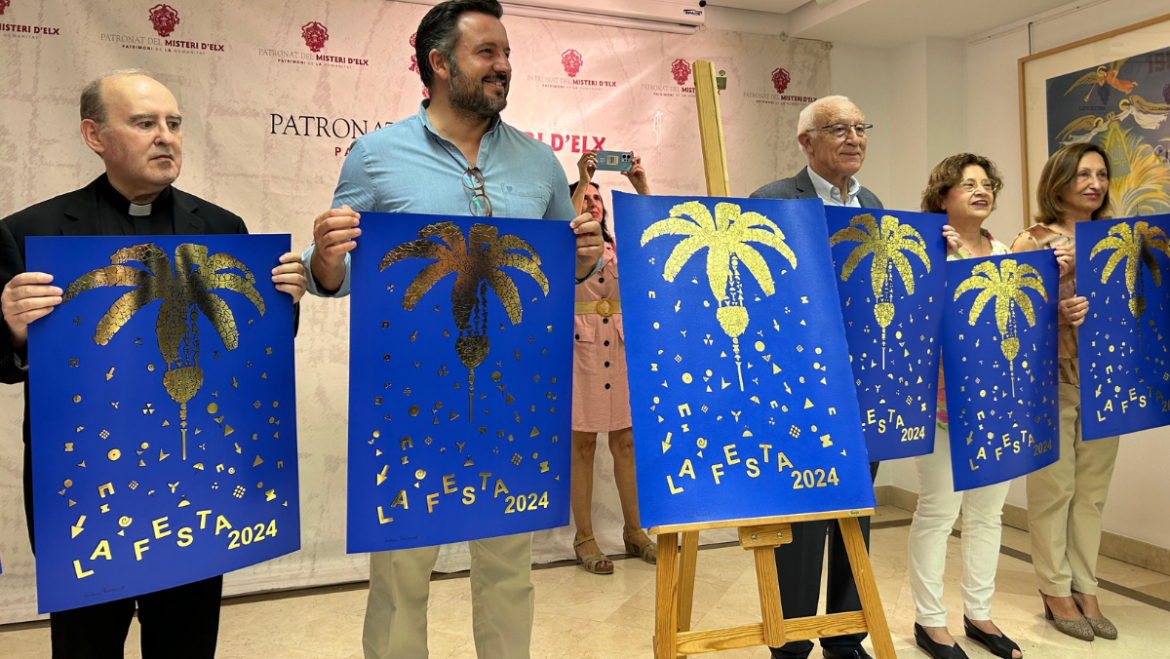 El Misteri d’Elx presenta su cartel para las representaciones de 2024 firmado por la artista Cristina Navarro