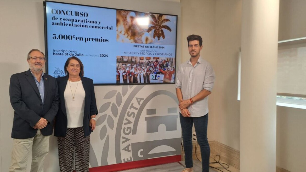 Comerç llança la convocatòria del concurs d’aparadorisme ambientat en Moros i Cristians o Misteri d’Elx