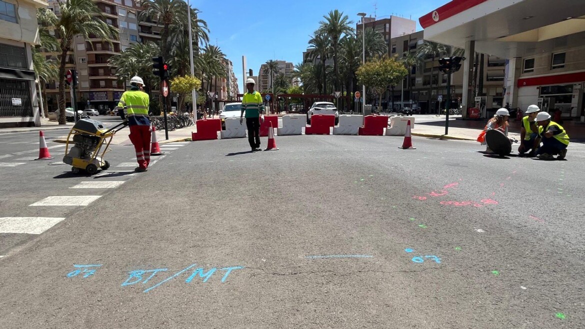 Comienzan las obras de renovación de alcantarillado en Antonio Machado