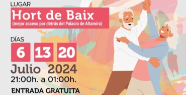 Vuelven los Bailes Especiales de Verano para mayores al Hort de Baix