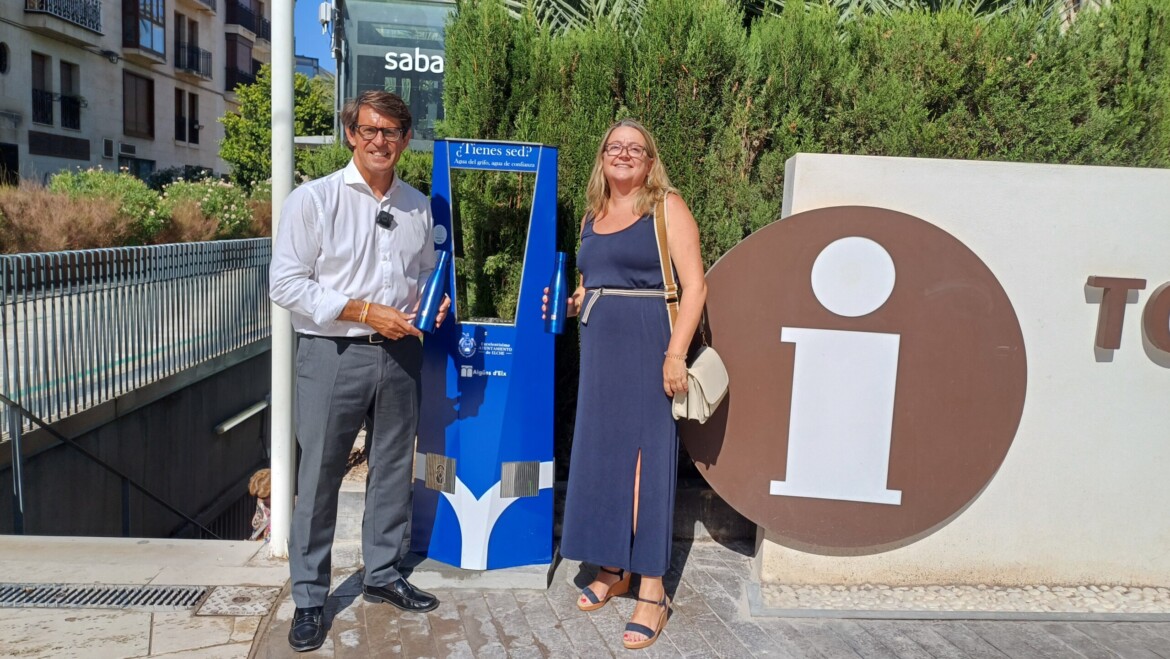 Elche ya cuenta con una fuente con agua fria