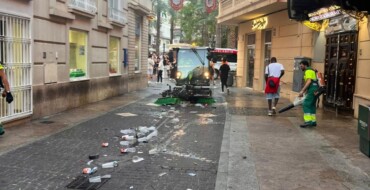 El servicio de limpieza recoge más de 250 toneladas de residuos durante las fiestas
