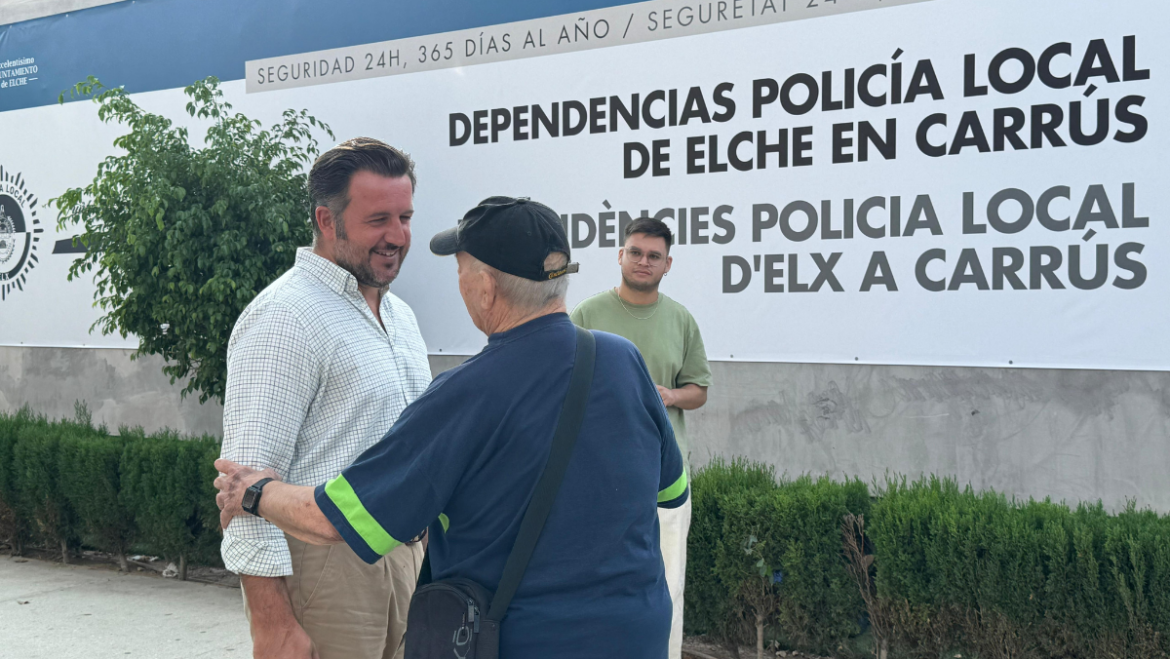 Comencen les obres de la reguarda permanent de la Policia Local a Carrús