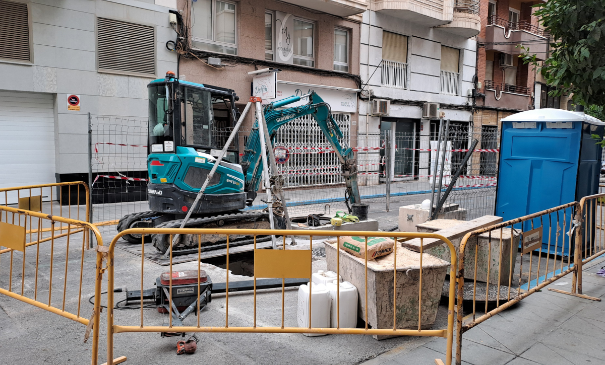 Obras Calle Camilo Flammarion
