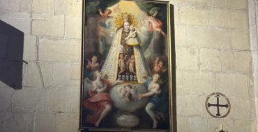 Elche restaura el cuadro de la Virgen de los Desamparados del siglo XVIII