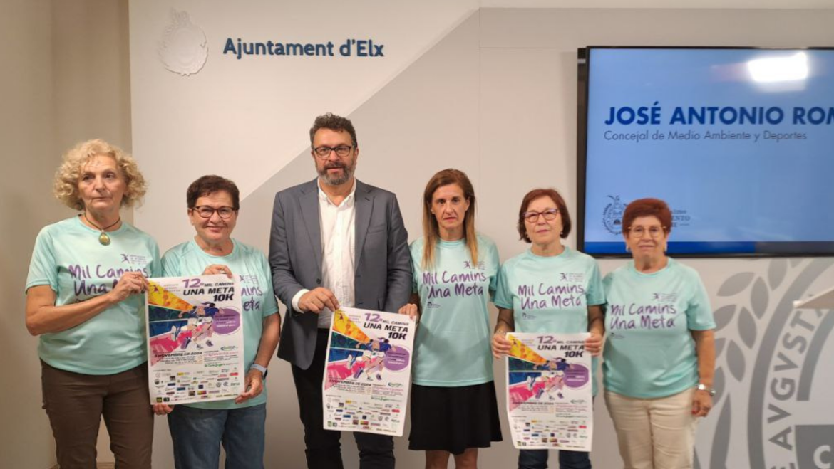Elx celebra la 12a edició de la carrera ‘Mil Camins, Una Meta’ el dia 3 de novembre