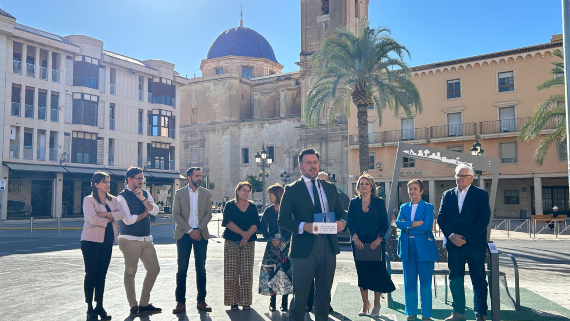 Elx aposta per la sostenibilitat amb un banc fabricat amb material reciclat de la indústria del calçat