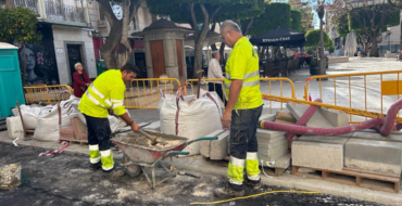 Las obras de plataforma única en el entorno de Eres de Santa Llúcia y San Vicente finalizan el 18 de diciembre