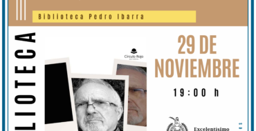 Presentación del libro «Huir de mi dejando huella», de Pascual Sánchez Escudero en la Biblioteca Pedro Ibarra