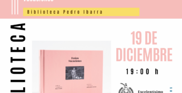 Presentación del libro «Ferien. Vacaciones» de Blanca Amorós en la Biblioteca Pedro Ibarra