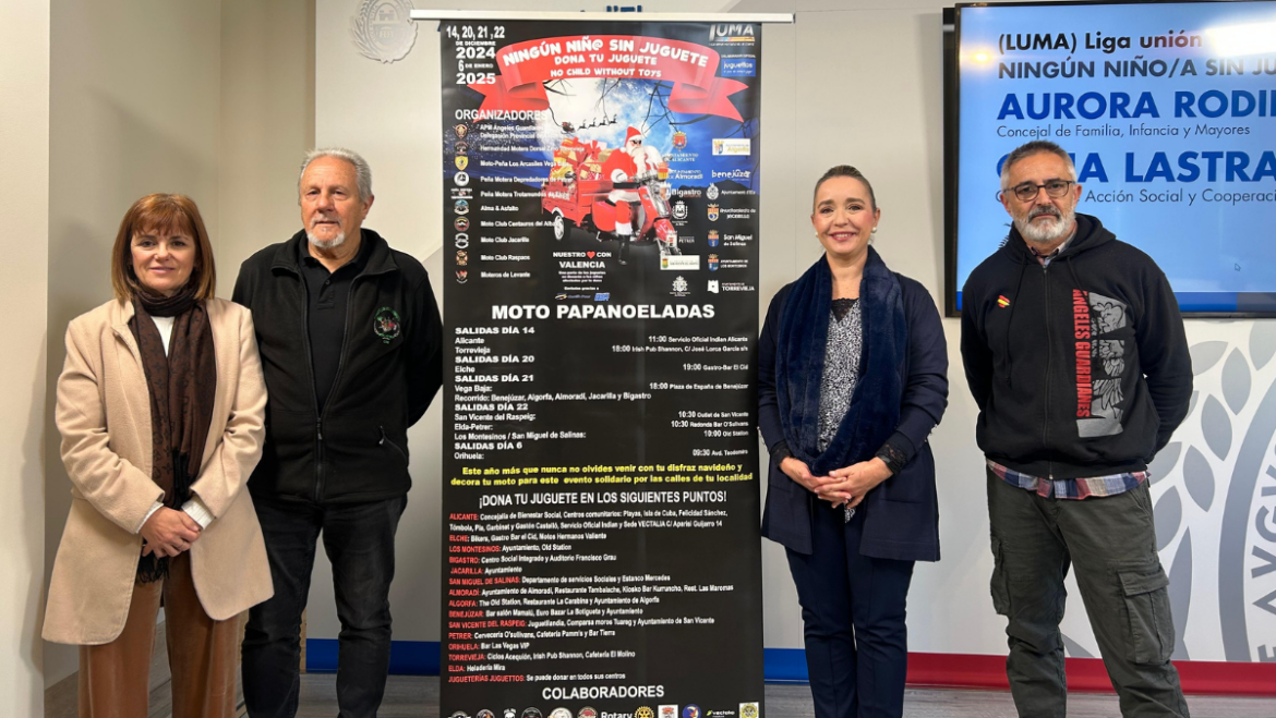 Elx s’unix a la campanya solidària de LUMA: ‘Cap Xiquet sense Joguet’