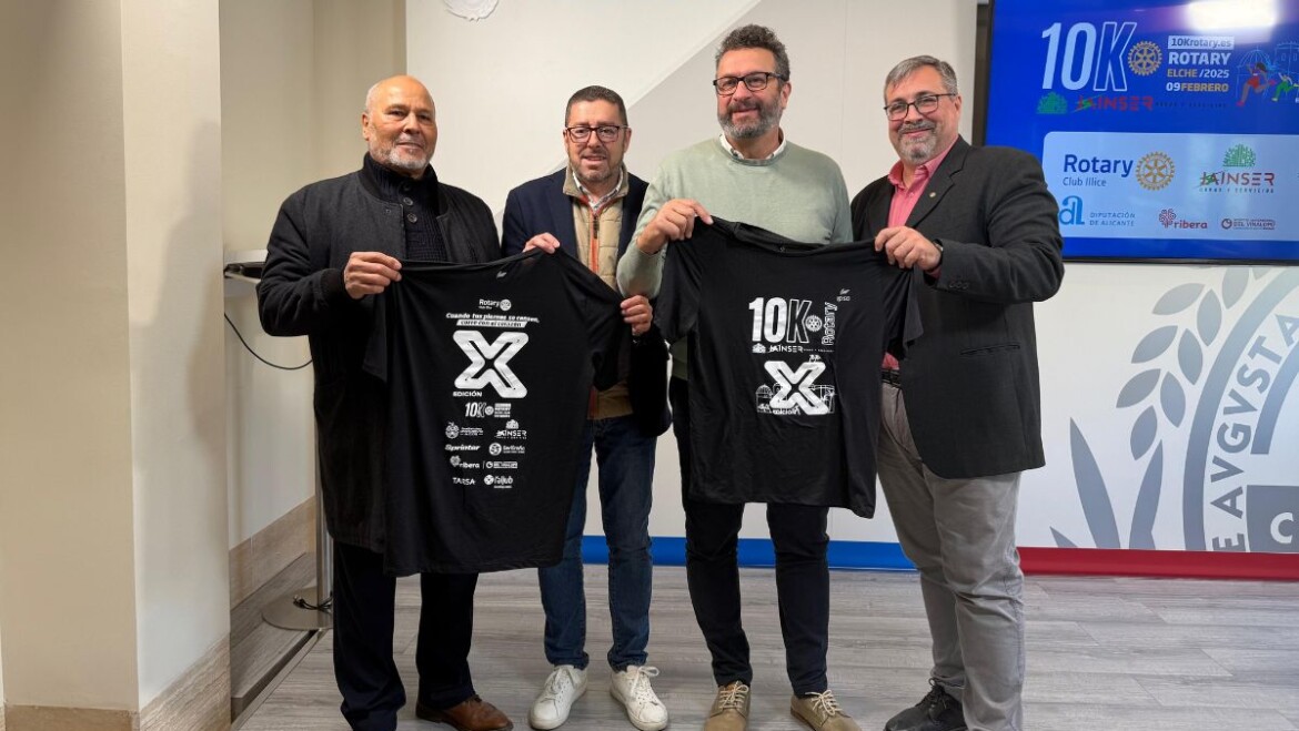Torna la carrera solidària 10k Rotary a Elx amb 2.200 inscrits