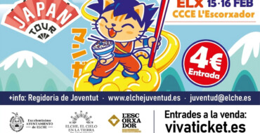 ‘Japan Tour Elx’ arriba este dissabte a l’Escorxador amb activitats sobre cultura nipona