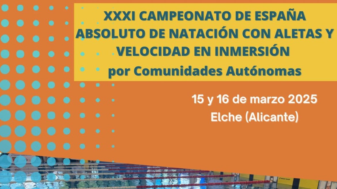 Elx acull el XXXI campionat absolut de natació amb aletes