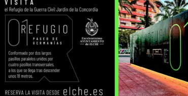El refugio antiaéreo del Paseo de Germanías abre al público el 11 de abril