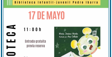 Presentación de libro infantil y taller familiar en la Biblioteca Infantil-Juvenil Pedro Ibarra