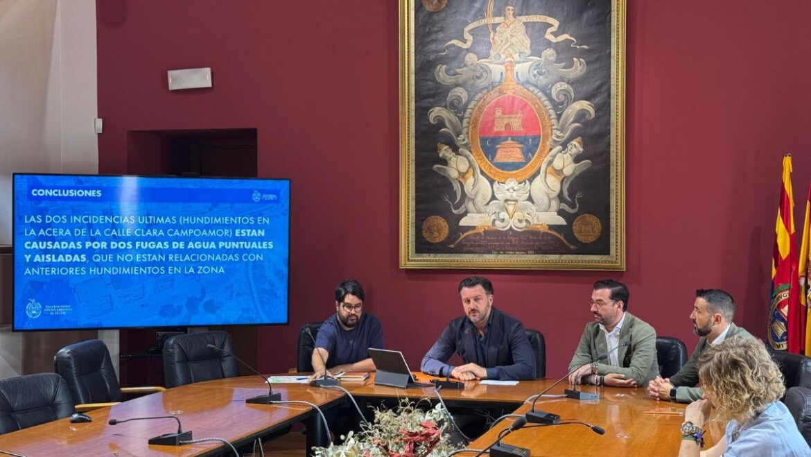 La primera semana de junio comienza las obras de reparación definitiva de la calle Clara Campoamor