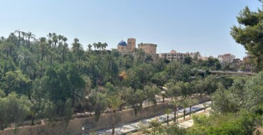 Elche estrena mirador turístico en la Avenida de la Comunidad Valenciana