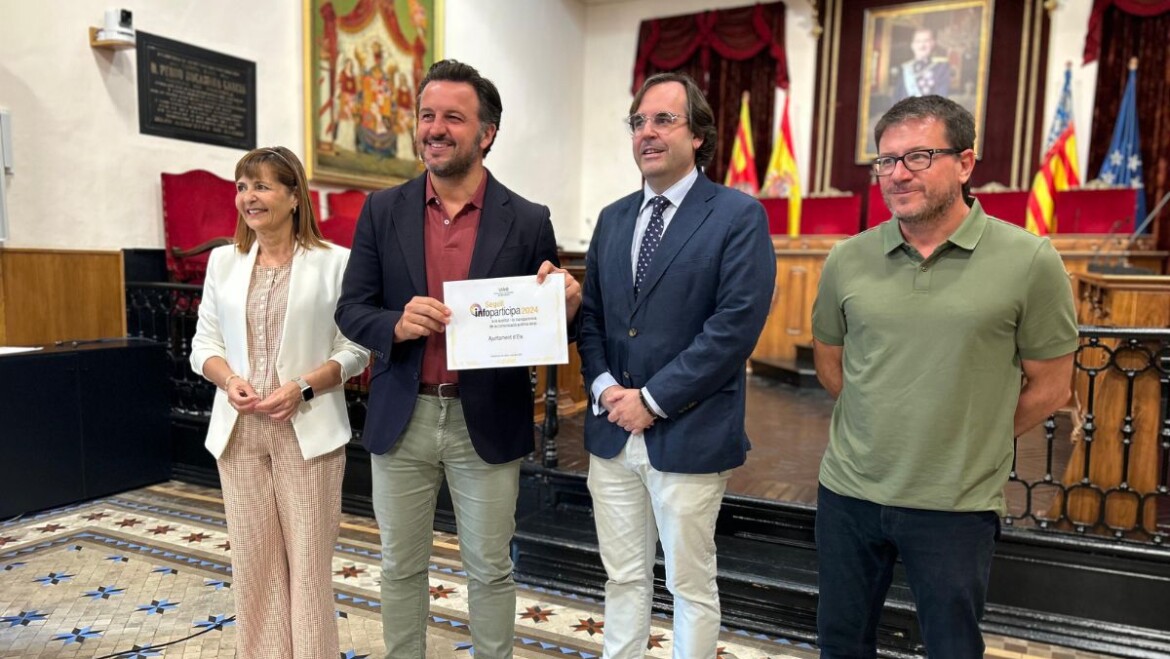 Infoparticipa califica al Ayuntamiento como el más transparente de la provincia y segundo de la Comunidad