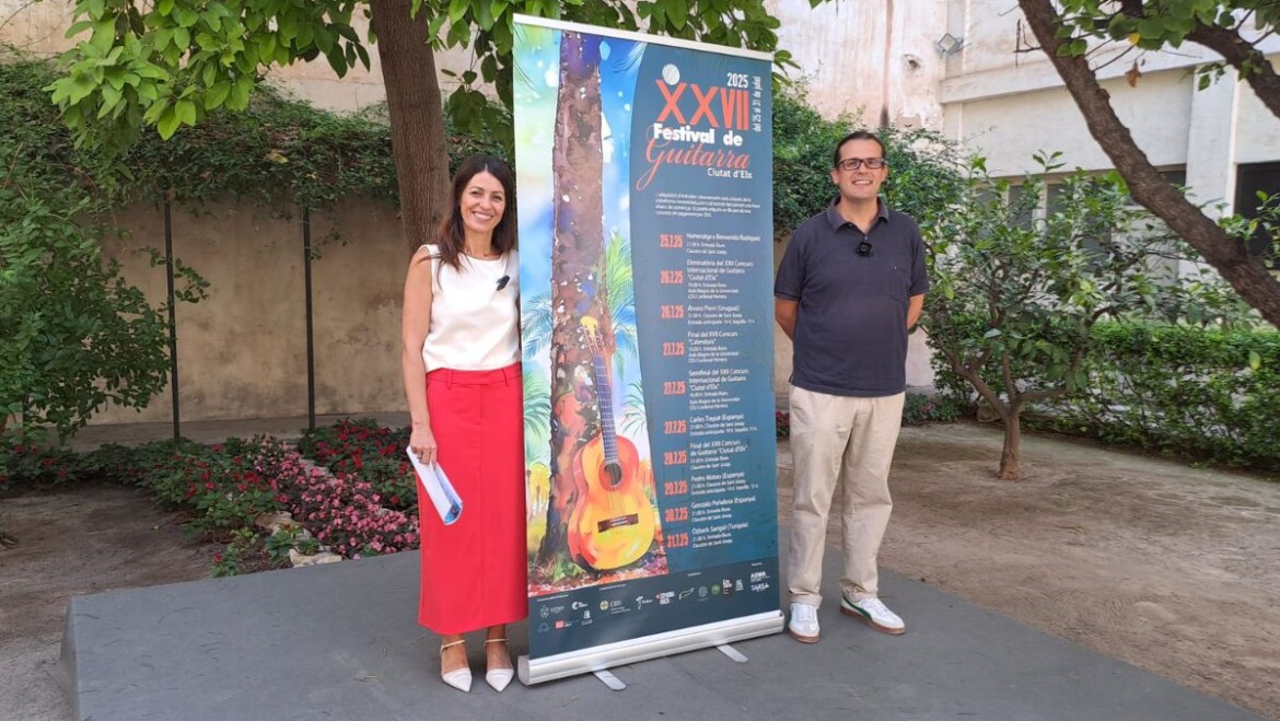 Vuelve el Festival de Guitarra ‘Ciutat d’Elx’ en su XXVII edición con un concierto especial en Clarisas