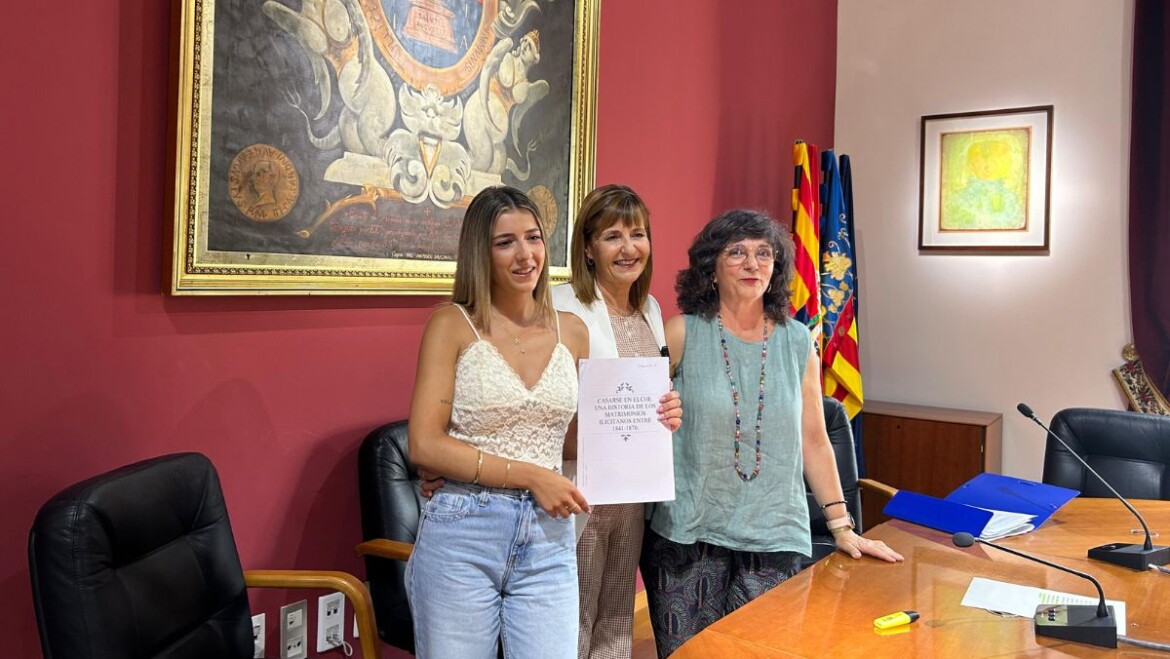 ‘Casarse en Elche’ de Andrea Salinas, V Premio de Investigación del Archivo Histórico Municipal