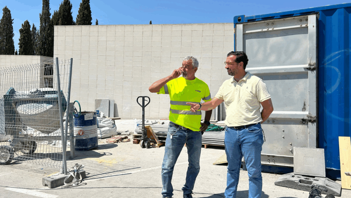 Avanzan las obras de construcción de 382 nuevos nichos en el cementerio de San Agatángelo
