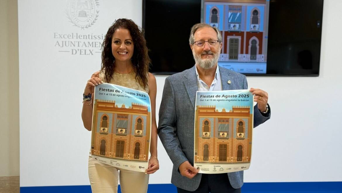 El Ayuntamiento junto a Moros y Cristianos invita a los ilicitanos a engalanar sus balcones durante las fiestas