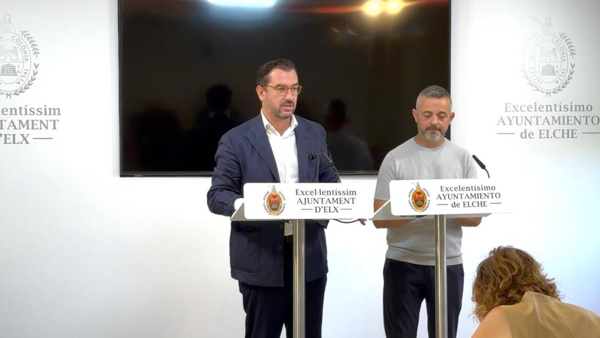 Elche adjudica 1’6 millones de euros para el asfaltado y arreglo de aceras en el municipio